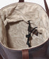 MR.OLIVE E.O.I / WATERPROOF WASHABLE LEATHER FLAT TOTE BAG(LARGE) ミスターオリーブ イーオーアイ/ウォータープルーフウォッシャブルレザー/フラットトートバッグ(LARGE)